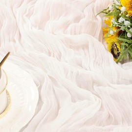 White Table Runner,Long table runner 90×300cm(35"x118"),for Wedding Table Decoration ,Birthday Decoration