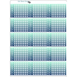 Water Habit Planner Tracker Stickers / 15 Weekly Write In Smudge Proof Vinyl Stickers (1.5”) / Hydrate Fluid Tracking Health Wellness Self Care/Essential Productivity Life/Bullet Bujo Journal