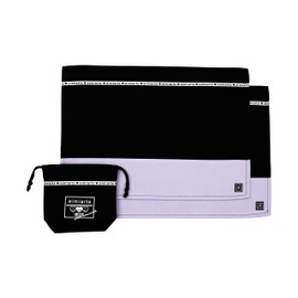 ARISANA Placemat, Children, Girls, Elementary School Students, Kindergarten, Includes Drawstring Bag, Set of 2, Black