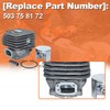 Mtanlo 52Mm Big Bore Top Engine End Cylinder Kit For