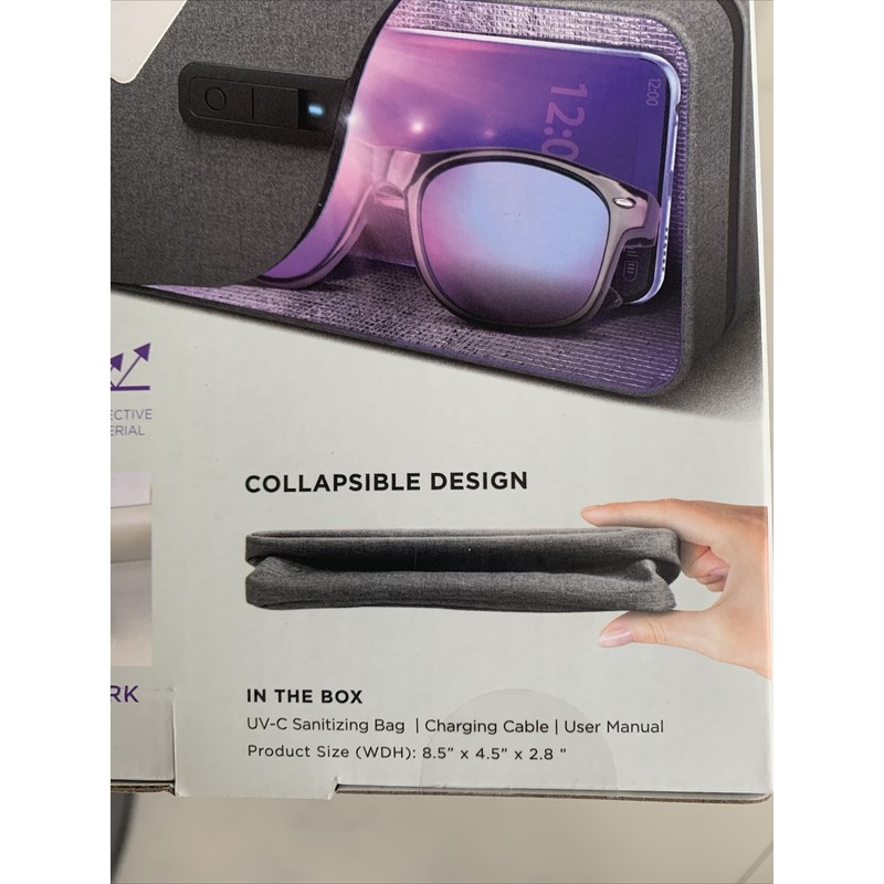 Vie Oli UV-C LED Portable Sanitizer Collapsible Travel Bag Brand