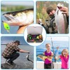 Leeko Fishing Lure, Spinner Fishing Set, Artificial Lure, Blinker, Rubber