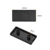 Rebower 10pcs Single Hole Rectangle Aluminum Extrusion End Cap [For