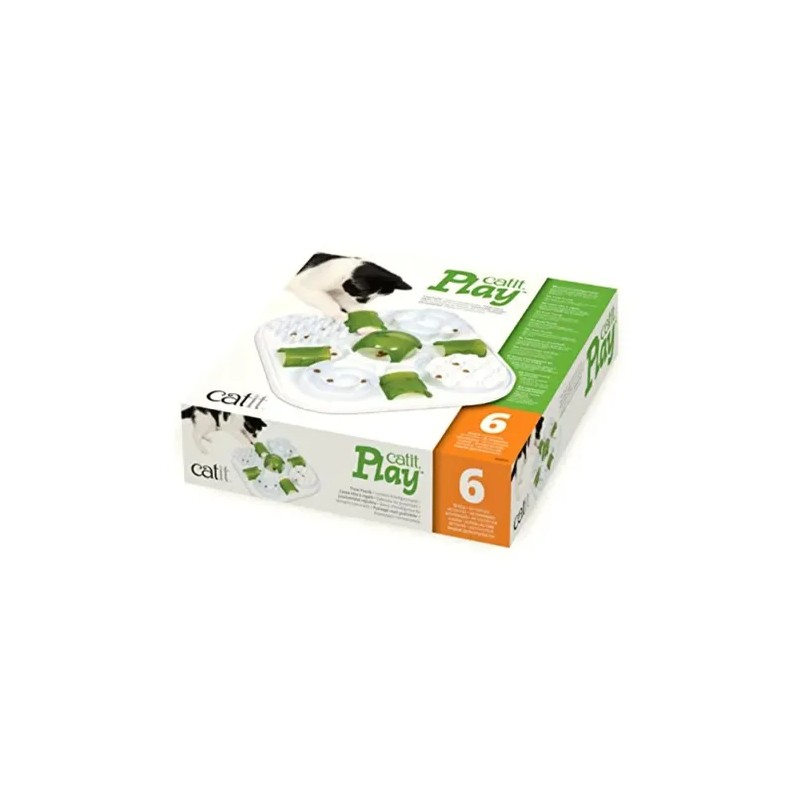 Catit Play Puzzle Para Gatos (43010), Color Blanco Md597873
