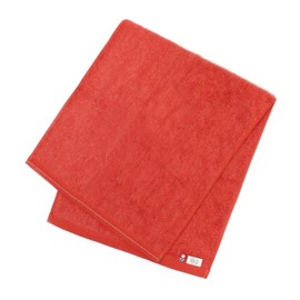 Imabari Towel, Iori "IORINO" Face Towel, Made in Japan, Highly Absorbent, Quick Drying (Orange)