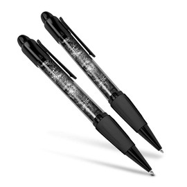 Beautiful and comfortable Set of 2 Matching Pens BW - Biotech Computer Science #38912