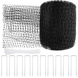 SPORTYOUTH Bird Netting 5x100 ft Garden Netting, Heavy Duty Black Deer Fence Netting Animals Barrier for Protecting Fruits Trees Vegetables Plants Against Birds Chicken Squirrels - 1 Pack