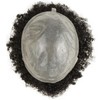 8MM Afro Wave Toupee for Men Human Hair System Thin