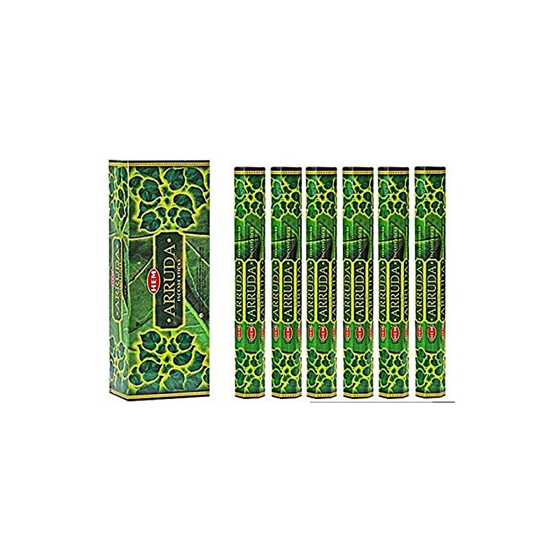 Hem Arruda Incense Sticks (120 Sticks, 6 Boxes Inside) -