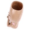 Girl Head Flowerpot Fadeless Durable Resin Face Planter Decorative Succulent