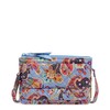 Vera Bradley Women's Cotton Wallet Crossbody Purse with RFID Protection,