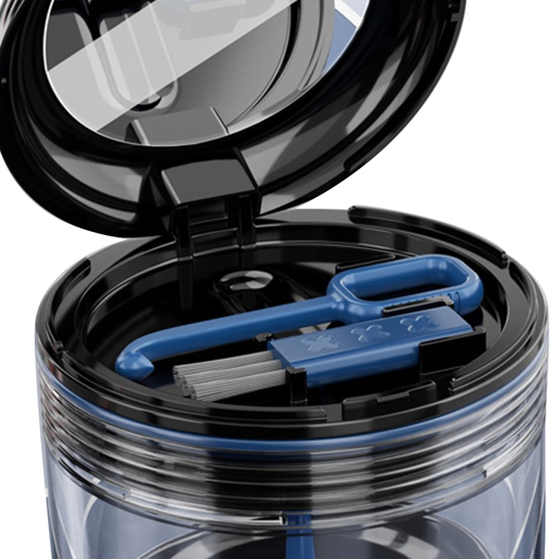 Mouth Guard Case Storage Box Good Sealing with Brush Mirror