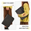 Black Leopard Expanding File Folder with Sticky Labels 13 Pocket