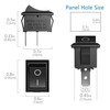 VUNIVERSUM Premium On/Off Installation Toggle Switch Rocker Switch On Off