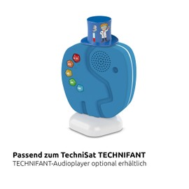 TechniSat Technifant Cones with Fun - Why is the Banana Crooked? Stories for Curious Children (Playing Time Approx. 62 Minutes, Audio Content Suitable for Children from 5 Years, German) Blue