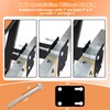 Heavy-Duty Boat Trailer Steps, Boat Trailer Ladder with Non-Slip Mat,