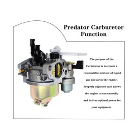 Fullas Huayi P19 Carburetor Compatible with Honda GX200 GX160 Predator Westinghouse Champion196cc 208cc 212cc 223cc OHV Engine Carburetor Replaces #16100-ZL0-W51