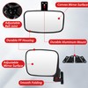 POKIAUTO UTV Side Mirrors Rear View Mirror Set for Polaris