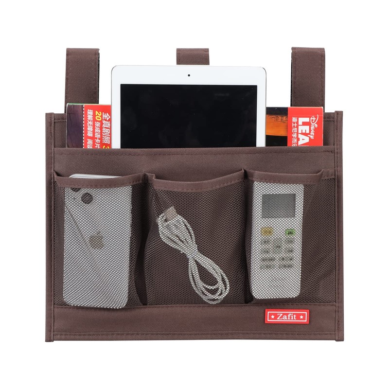 Zafit Hanging Bedside Caddy, Bedside Storage Organizer for Magazine, Phone,