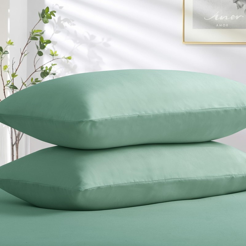 Tifschlaf Pillow Cases 2 Pack - Sage Green Pillowcases Pack