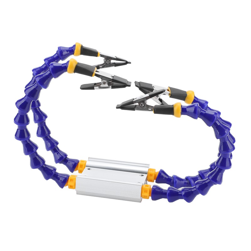 Soldering Helping Hands ABS Flexible Arm Aluminum Alloy Base Third