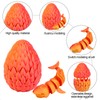 Mritrit 3D Printed Dragon Egg with Sharks, Shark Eggs Toy,