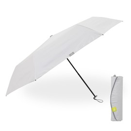 Ogawa 52320 Parasol Folding Umbrella, Lightweight, Compact, Women's, UV Reduction Rate Over 99%, Light Blocking, Heat Shielding Treatment, Hand Opening, 19.7 inches (50 cm), Zero and Cotton White,
