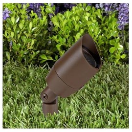 Vista Professional Outdoor Lighting GR-5006-Z-4.5-W-60 Up Light/Accent Landscape Lamp with Aluminum Housing & Architectural Bronze Finish (Includes 4.5W 2950K 60 Degree LED)
