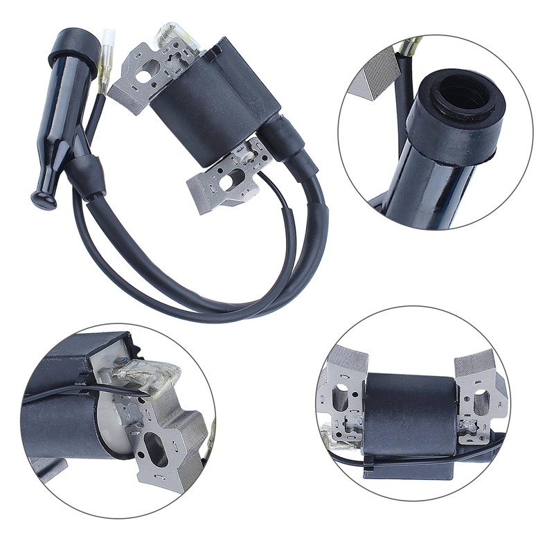 Atunee Ignition Coil Spark Plug with Starter Switch Kit for