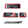 NBTOOL 100Pcs Utility Knife Blades 30 Degree 9mm Snap Off