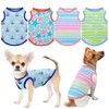 LyssKMK 4-Pack Dog Cooling Shirt Dog Summer Tank Tops Puppy