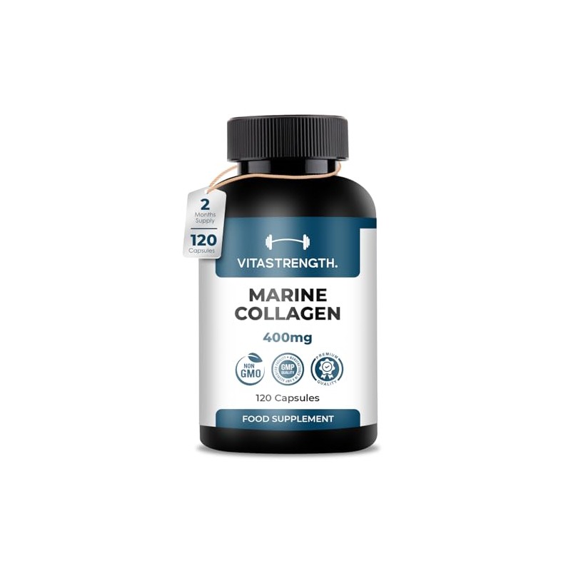 High Strength Marine Collagen Complex 400mg | Glucosamine, MSM, Chondroitin