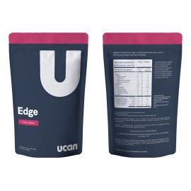 Ucan - Gel Energético Edge, Caja Con 12 Geles De 53 Gr Fresa-platano