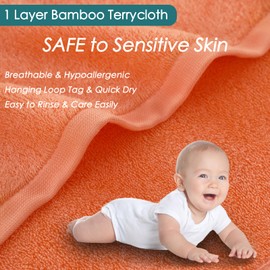 JEFFSUN Wash Cloths 6 Pack, Super Soft and Gentle Face Towels on Sensitive Skin, 13x13 inch Large Bath Washcloths for Face and Body, Reusable Makeup Remover Eraser, Easy to Rinse White Facial Cleaning Cloths