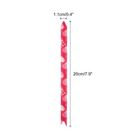 PATIKIL Gift Pull Bows, 300 Pcs Baskets Present Wrapping Bows Heart Pattern Christmas Bow Gift Bows Bulk for Birthday Party, Red