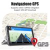 Camecho Single 1DIN Rotatable 10.1" Android 13 TouchScreen Car Stereo