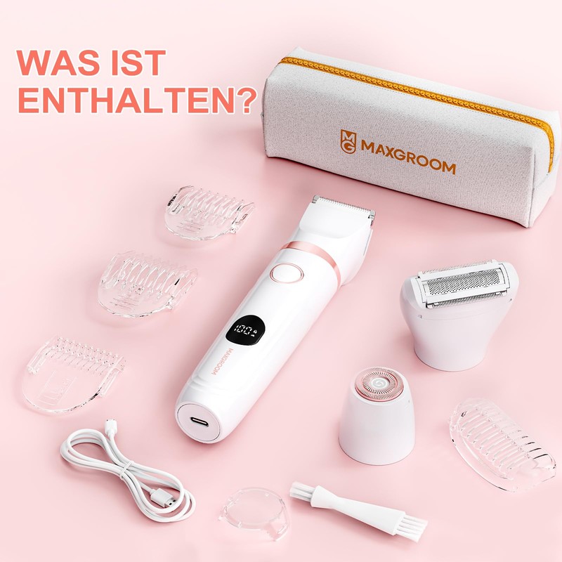 Facial Hair Remover for Women, 3-in-1 Intimate Shaver for Women