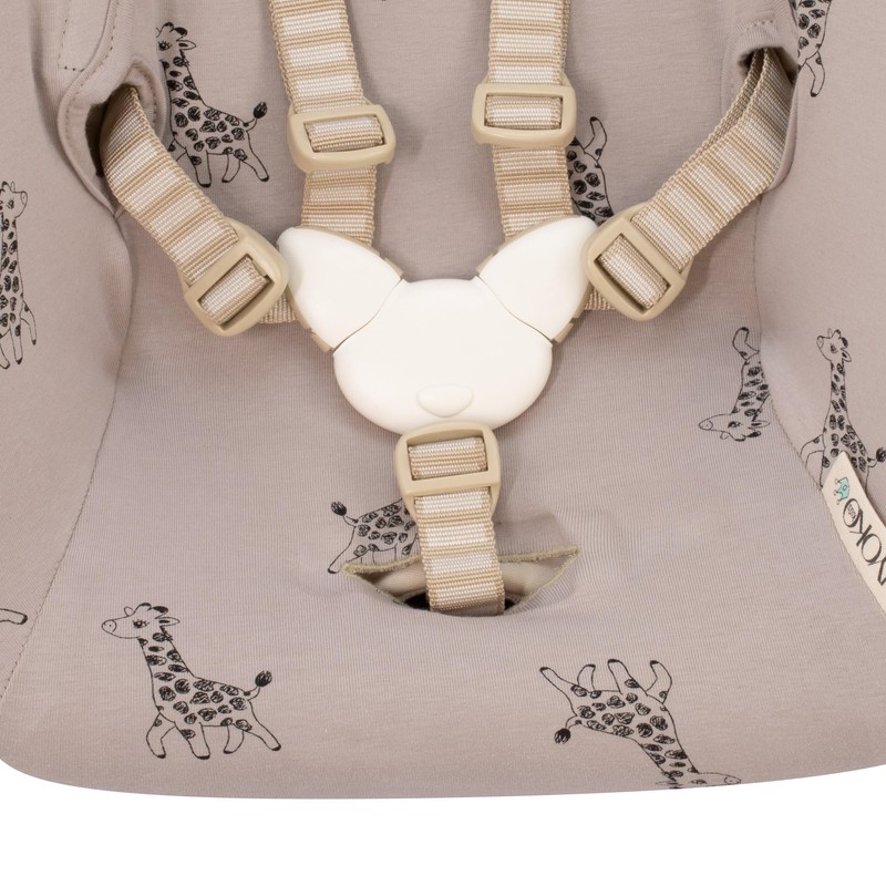 JYOKO Kids Cotton Cover Compatible with Stokke NewBorn (GIRAFFE)