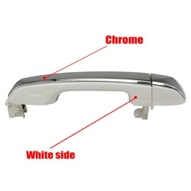 GXARTS Side White Front Right Passenger Side or Rear Door Exterior Door Handles Compatible with Lexus GX460 2010-2014 69210-60170 69250-60050 69250-60060 69250-60070 Outer Door Handle