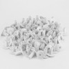 Single Feed-Through Bushing, White, Pack of 100