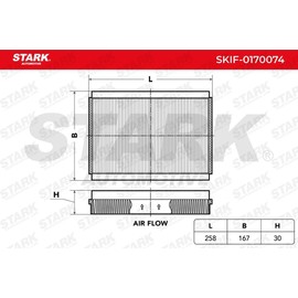 STARK SKIF-0170074 Filter Interior Air Dust Filter Pollen Filter Micro Filter
