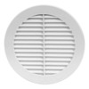 Air Ventilation Plastic Grill Cover Diameter 150 mm White