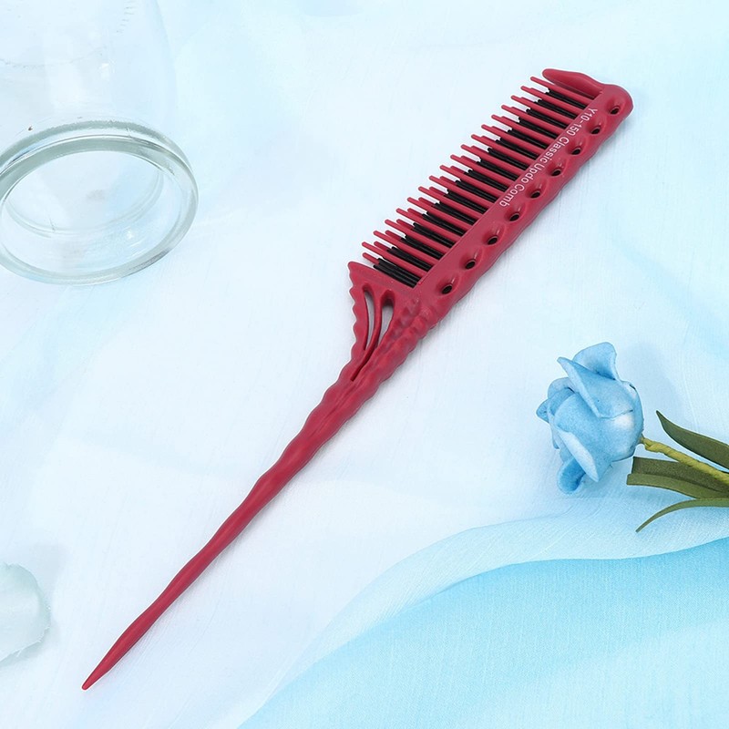 Rat Tail Comb, Triple Neck Comb, Hair Styling Comb with