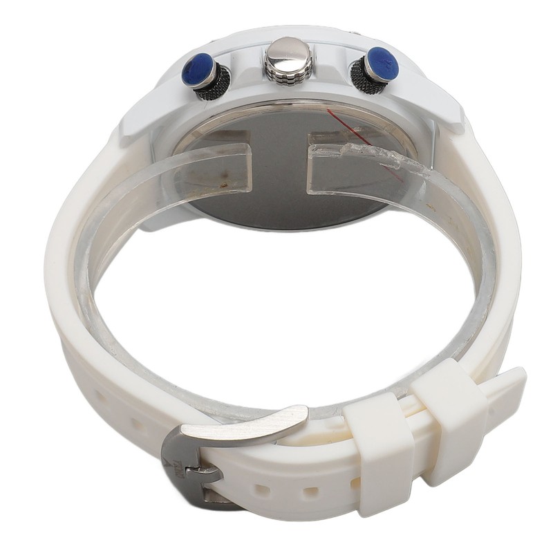 Waterproof Chronograph Watch Fashion Casual Mechanical Silicone Calendar Business Watch