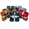 Euromat Flannel Microfibre Blanket, Cuddly Blanket, Bed Throw, 150 x
