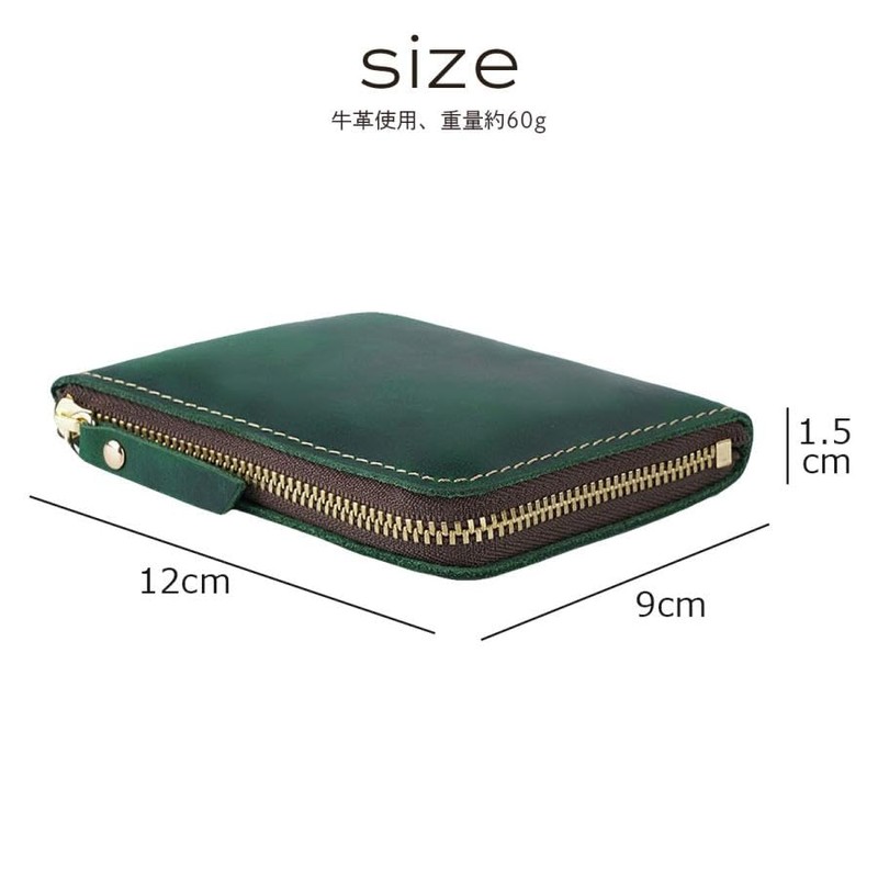 Coin Case, Men's, Leather, Coin Purse, Women's, Mini Wallet, Compact,