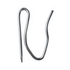 100 Pack Curtain Hooks, Rustproof Stainless Steel Heavy-Duty Offset Pin-On