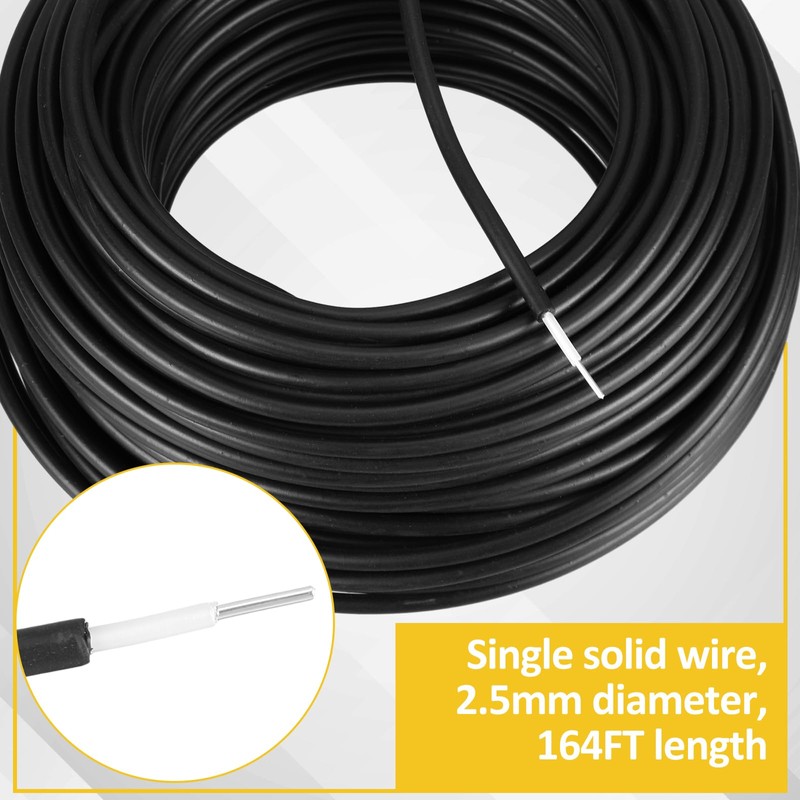 Kanayu Electric Fence Wire Double Insulated Underground Hard Cable Double
