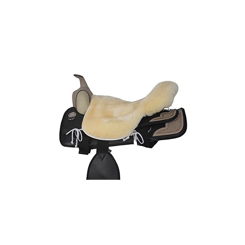 ENGEL GERMANY Sheepskin Seat Saver Western Saddle colour natural (Sabez