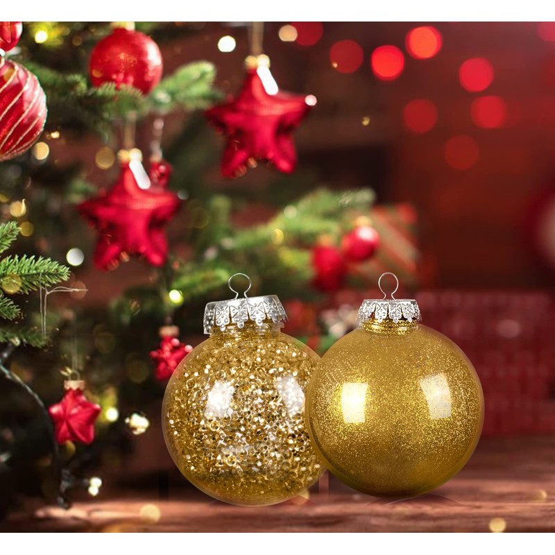 HBlife Christmas Ball (Gold, 2.36” 30PCS)